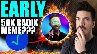 🚨 EARLY Radix Meme Coin  Does This Have 50X Potential [upl. by Wilmott]