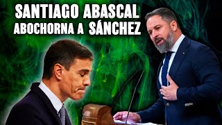 Santiago Abascal VOX abochorna a Pedro Sánchez PSOE Su solución es la cartilla de racionamiento [upl. by Asyle864]