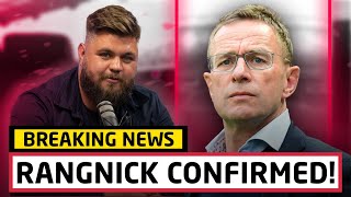 BREAKING RALF RANGNICK CONFIRMED  Man United News [upl. by Atinehc]