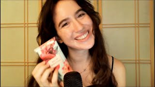 Hand Lotion ASMR also soft whispering mouth sounds [upl. by Alrak]