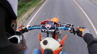 KTM 2000 380 EXC in my First Road Test Ride Insane Power [upl. by Uot]