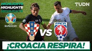 Highlights  Croacia vs República Checa  UEFA Euro 2020  Grupo EJ2  TUDN [upl. by Pangaro129]