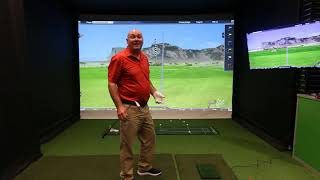 Introduction and demo of the Optishot 2 golf simulator [upl. by Nnywg]