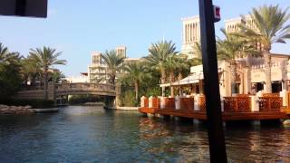 Dubai  Al Qasr at Madinat Jumeirah  Abra ride to Talise Spa  11 Dicembre 2013 [upl. by Pelag]