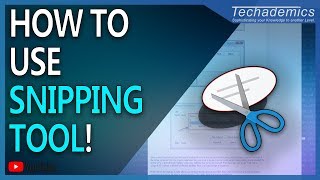 How To Use Snipping Tool in Windows 10 EASY [upl. by Nyleahcim]