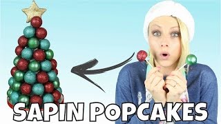 ❅• DES SUCETTES SUR UN SAPIN   RECETTE DE NOEL SAPIN POP CAKES •❅ [upl. by Enilrac628]