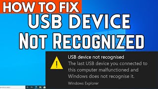 Fix USB android file transfer android auto not recognize by PC Windows 1011 [upl. by Dnomad44]