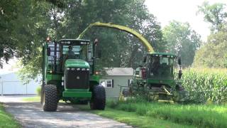 Trucktor and a JD 7400 Chopper [upl. by Neiv]