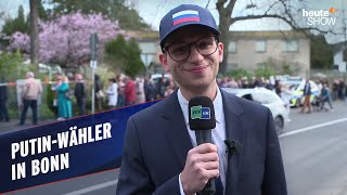 Fabian Köster – als RussiaTodayReporter bei den PutinWahlen  heuteshow vom 22032024 [upl. by Engle]