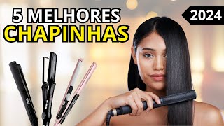 Qual a MELHOR CHAPINHA em 2024 Top 5 MELHORES PRANCHA de cabelo  CHAPINHA de Cabelo [upl. by Ainot]