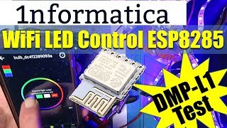 ESP8285 WiFi Intelligent Lighting Module DMP L1 Tutorial [upl. by Addie320]