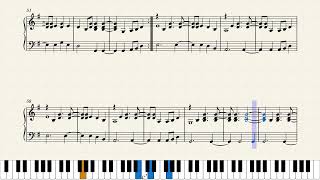 Pink Floyd — Wish You Were Here Piano Sheet Music [upl. by Babby]