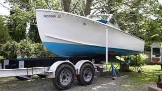 How to properly take your boat off its trailer with Master Shipwright Louis Sauzedde [upl. by Cerf]