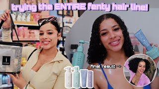 hair vlog buying  trying the ENTIRE FENTY hair care line full wash day routine 🫧⋆｡ °✩ [upl. by Boniface987]