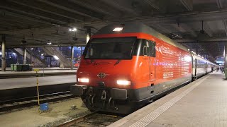 Züge in Basel SBB FULL HD [upl. by Oberstone]