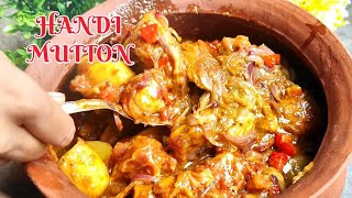 HANDI MUTTON  CHAMPARAN MUTTON  BIHARI STYLE MUTTON CURRY  mutton [upl. by Squier140]