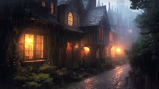 Victorian Ambience — Cozy Victorian Street on a Rainy Night no ads [upl. by Jo-Anne]