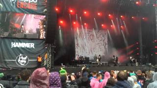 Motionless In White  Contemptress with Ashley Costello Live at Download 2015 [upl. by Grory321]