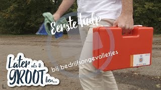 HOE BEHANDEL JE EEN BRANDWOND  EHBO  Later als ik groot ben RTL4 [upl. by Niatsirk]