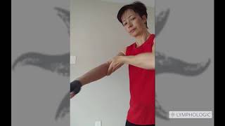 Selfmassage for lymphedema on the arm [upl. by Renraw]