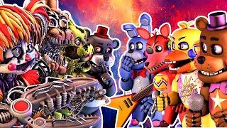 FNAF Rockstar vs Scrap Animatronics [upl. by Pironi]