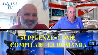 SUPPLENZE COME COMPILARE LA DOMANDA [upl. by Fowler460]