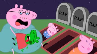 Peppa Zombie Invasion in the Pig City What Happened🧟  Peppa Pig Funny Animation [upl. by Illyes956]