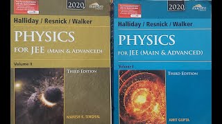 Detailed Review Of Resnick Halliday vol1 amp 2 with sample questionsjee jeemain jeeadvancd iitjee [upl. by Gnurt203]