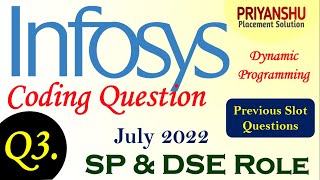 Infosys SP Coding Questions  Infosys Programming Question  Infosys Coding questions for SP and DSE [upl. by Doelling766]