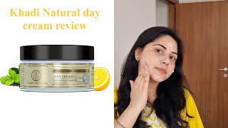 Khadi Natural day cream review  Dry skin care cream [upl. by Brownson]