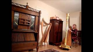 Harpist Regina Ederveen plays I trust in You Lord Opwekking 42 on her harp [upl. by Ahsiaa662]