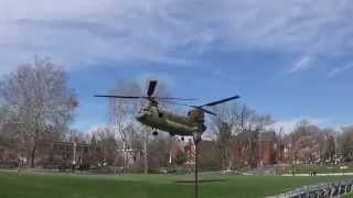 Chinook Landing at Millersville University 2015 [upl. by Ramunni]