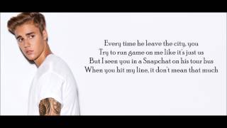 Justin Bieber  Hotline Bling Remix Lyrics [upl. by Danell]