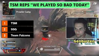 Genburten messed up Costing Falcons 1st Place TSM Win in NA Scrims  Apex Legends [upl. by Manas608]