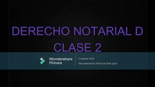 DERECHO NOTARIAL 3 D 24 01 2024 CLASE 2 [upl. by Naujal]