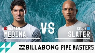 Gabriel Medina vs Kelly Slater  Round Five Heat 3  Billabong Pipe Masters 2017 [upl. by Gahl]