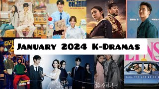 Ongoing Upcoming KDramas  January 2024 [upl. by Gould978]