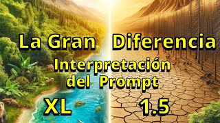 La Gran Diferencia Interpretación del Prompt en XL  Stable Diffusion en español [upl. by Norrv]