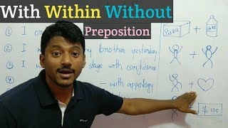 preposition  with within without ছবি দেখে মনে রাখো [upl. by Dal895]