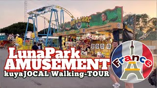 Luna Park Amusement Frejus France 🇫🇷 kuyaJOCAL Walking TOUR 2024 [upl. by Anehsat]