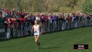 Allie Ostranders Breaks Nuttycombe Wisconsin Course Record [upl. by Llerad]