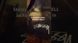 The cutest Stussy BEACH SHELL Jacket ever stussy unboxing jacket mensfashion fashion [upl. by Ahsei308]