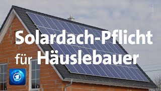 SolardachPflicht für Wohnhäuser in BadenWürttemberg [upl. by Ylrebmyk364]