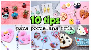 ✨10 TIPS PARA PORCELANA FRIA😻 ideal principiantes✨ [upl. by Pogah104]