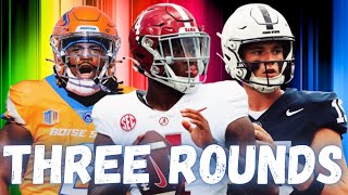 2025 NFL Mock Draft w TRADES  Milroe goes TOP TEN🚨 [upl. by Ettennek]