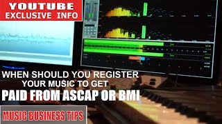 LEARN WHEN TO REGISTER YOUR MUSIC TO GET PAID [upl. by Arayc859]