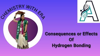 Consequences or Effects of Hydrogen Bonding chemicalbonding study study chemistrywithera [upl. by Kristan]