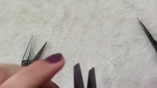 How To Use Flat Nose Pliers Jewelry Tools [upl. by Koziel506]