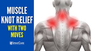 2 Moves for INSTANT Muscle Knot Relief in the Neck and Shoulder [upl. by Leola]