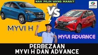 KING MYVI Perbezaan Myvi H dan Myvi Advance [upl. by Kalle448]